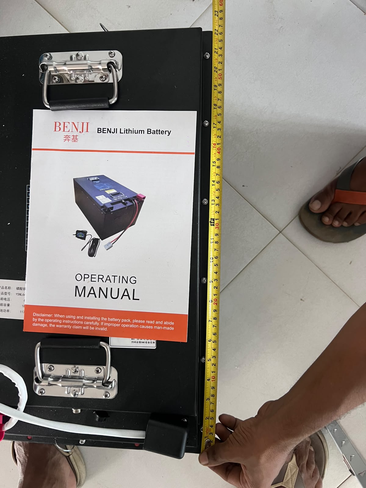 Benji Lithium Battery 60V 184Ah